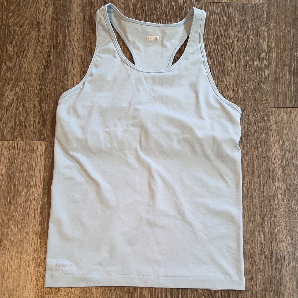 Nike Dri‑FIT Racerback Tank Top – Light Blue – XL